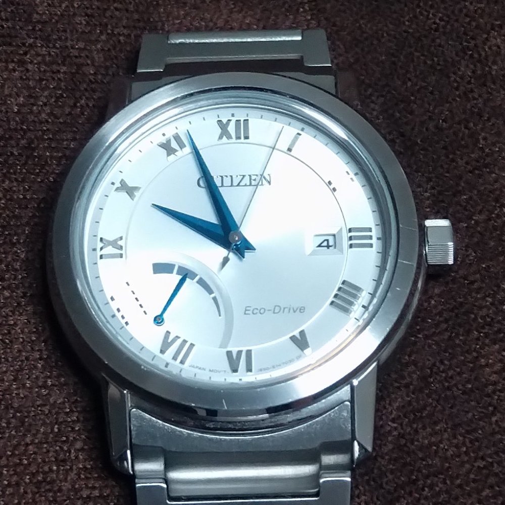 Citizen Men's PRT Eco-Drive Watch- Blue Hands (AW7020-51A)
